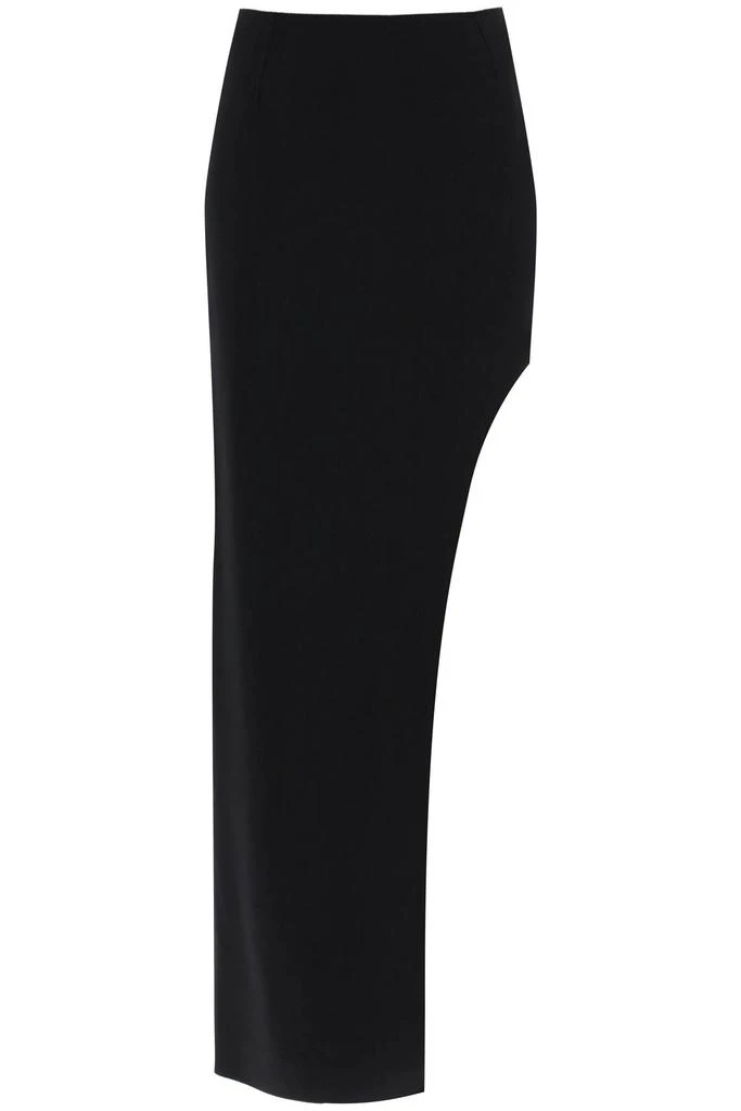 MVP WARDROBE 'plaza' skirt with asymmetrical hem 1
