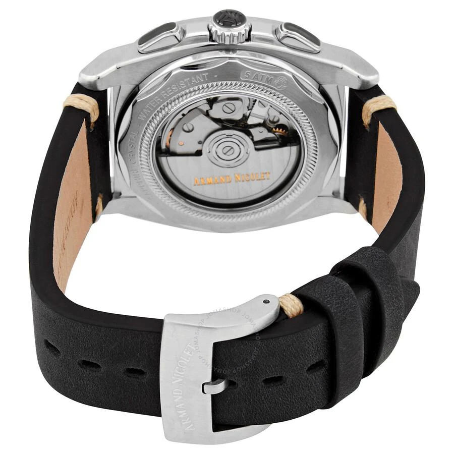 Armand Nicolet Chronograph Automatic  Black Dial Men's Watch A668HAA-NO-PK4140NR 3