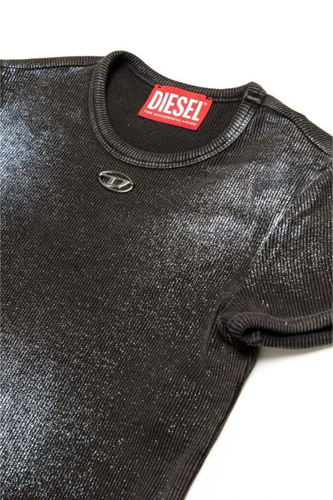 Diesel Kids Diesel Kids Telen1 Oval-D Logo Plaque T-Shirt 3