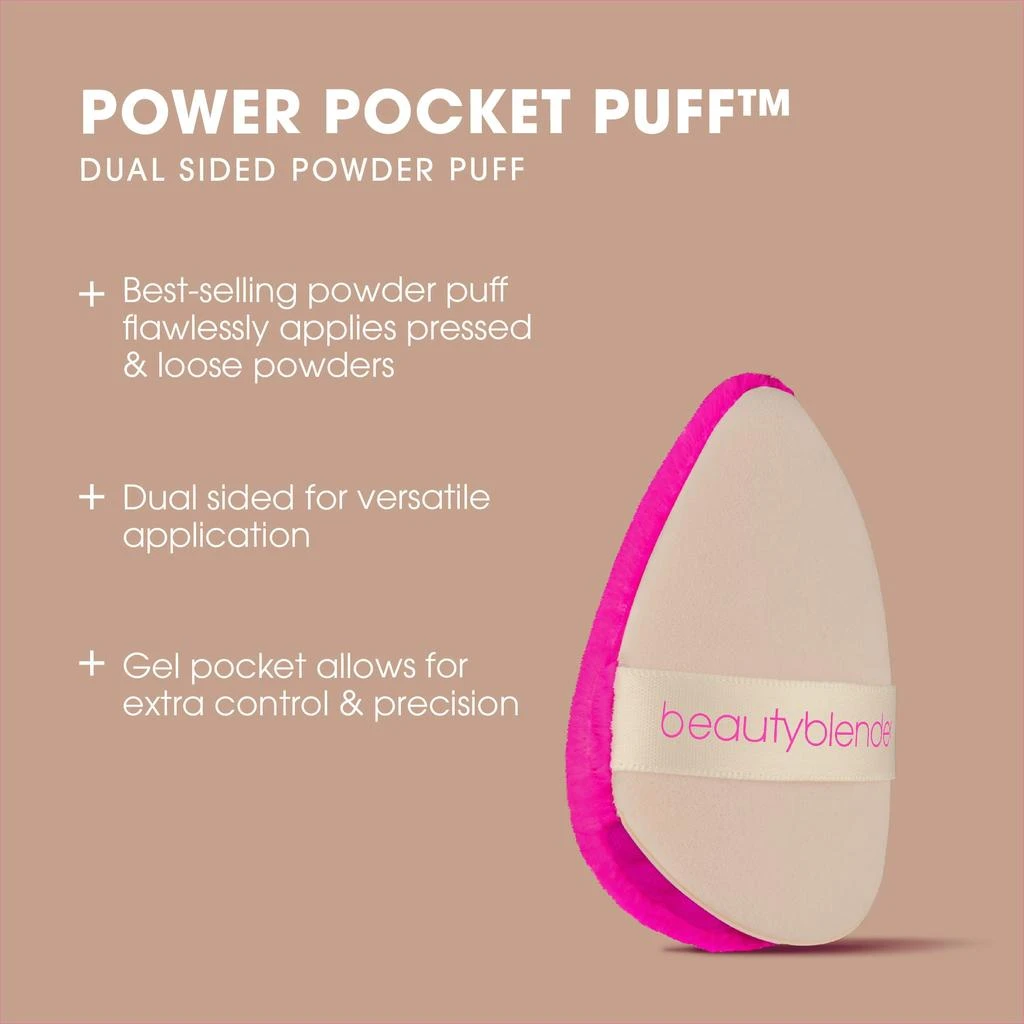 Beautyblender Power Pocket Puff Dual Sided Powder Puff 3