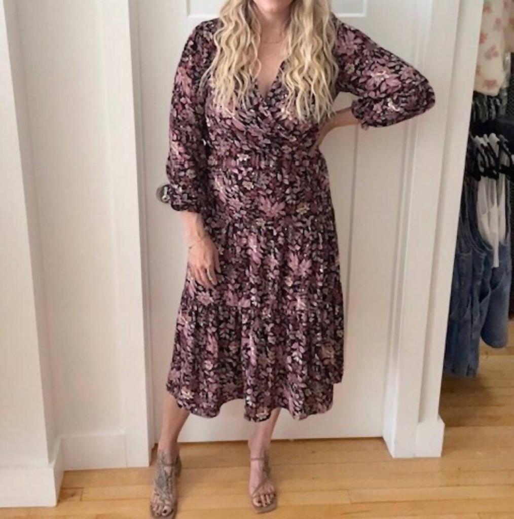 Dex Dex - Wrap Top Midi Dress