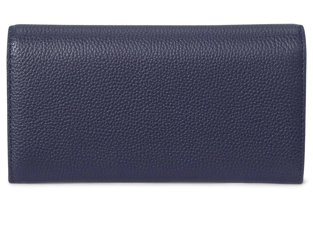 Ralph Lauren Pebbled Large Cameryn Flap Wallet 2