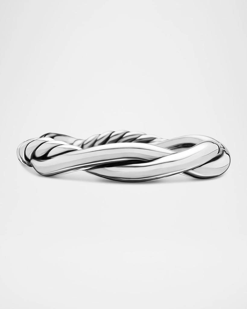 David Yurman Petite Infinity Band Ring in Silver with 14K Gold, 4mm 7