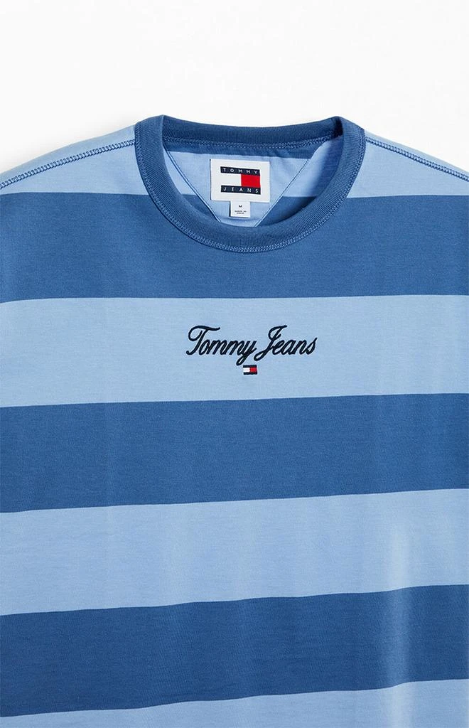 Tommy Jeans Bold Stripe Embroidered T-Shirt 2