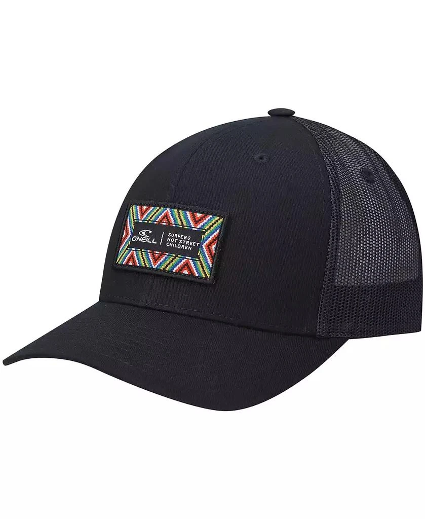 O'Neill Men's Black Box Trucker Snapback Hat 1