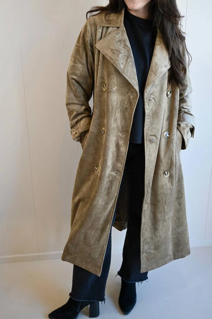 Z Supply Z Supply - Funston Avenue Suede Trench Coat 3