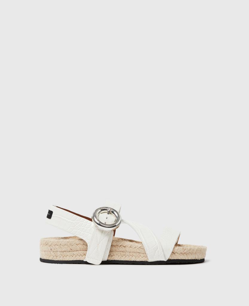 Stella McCartney Stella McCartney - Gaia S-Wave Sandals, Woman, Stone, Size: 39