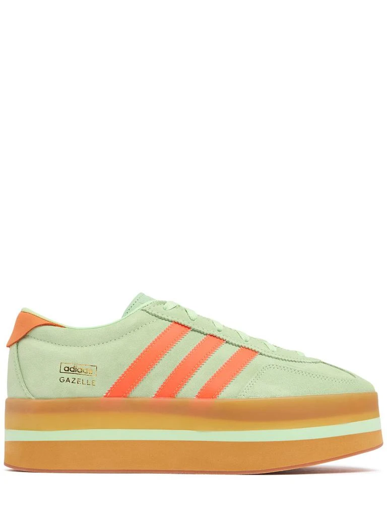 adidas gazelle silver green womens adidas main image 1