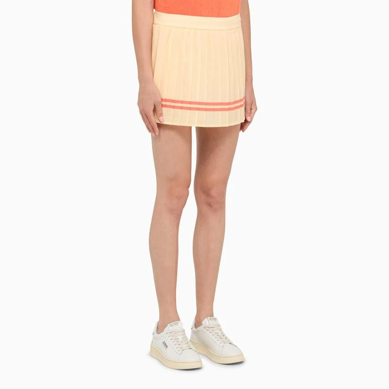 Sporty & Rich Almond pleated miniskirt 3