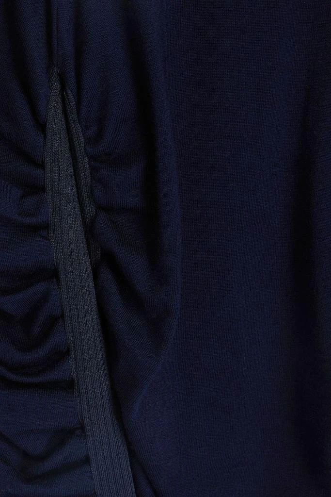 Jacquemus Sargas ruched ribbed-knit sweater 4