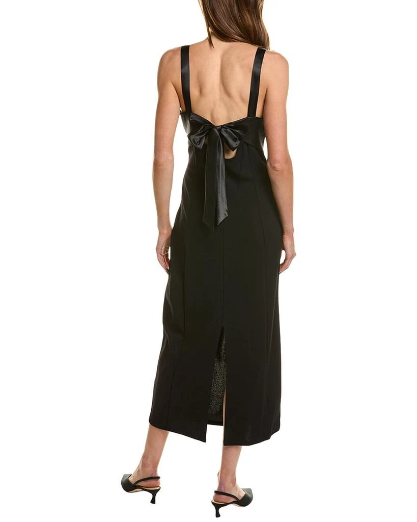 Isaac Mizrahi Satin Bow Midi Dress 2