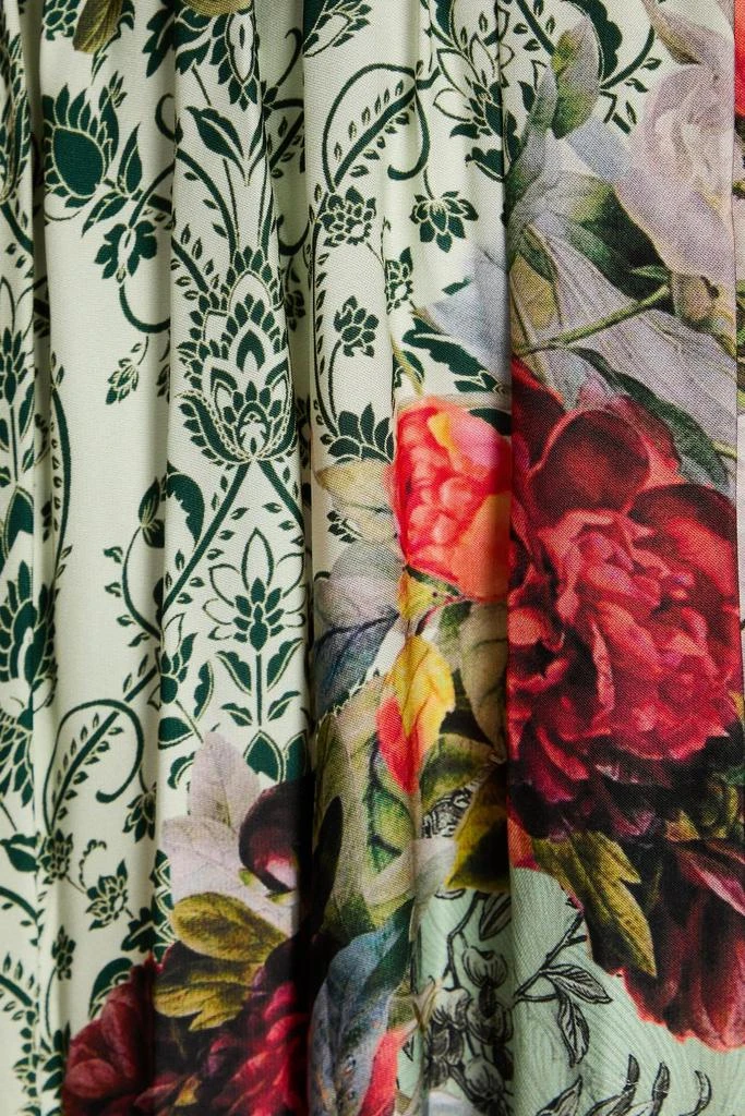 Malinda chiffon-paneled floral-print twill maxi dress  On Sale Now with Up  to 50% Off | Discover Exclusive Deals & Savings at BeyondStyle  Authentic  Alice + Olivia women|clothing|dresses|maxi dresses with Limited-Time
