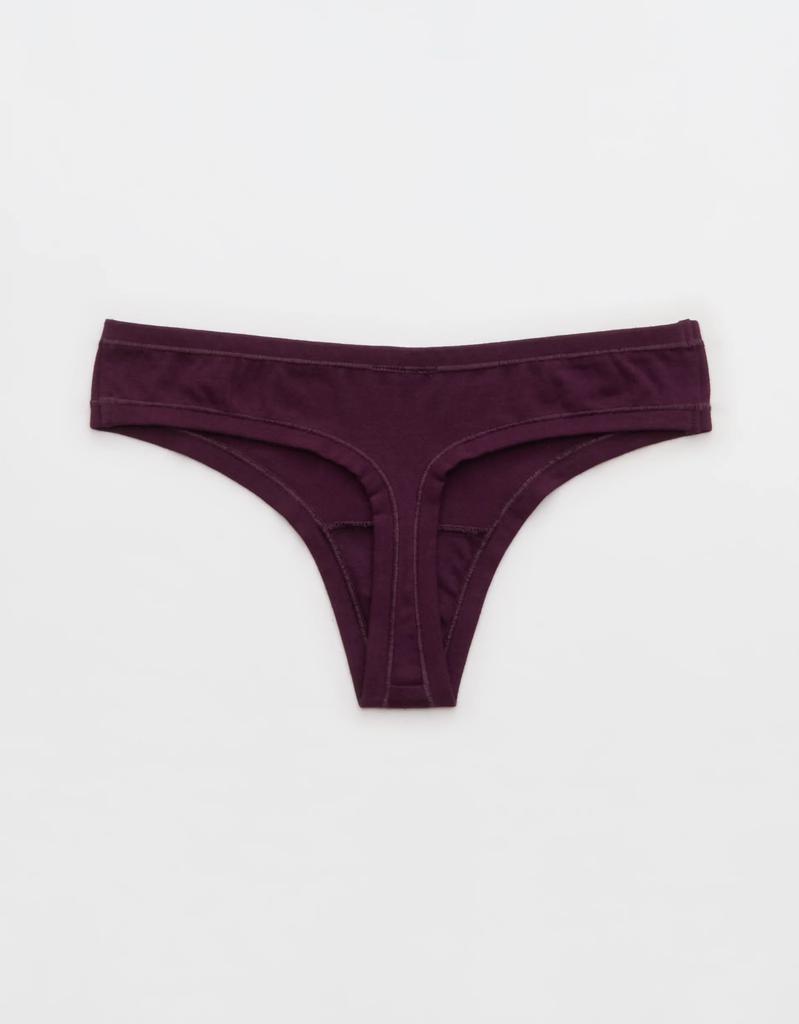 Aerie Superchill Cotton Thong Underwear