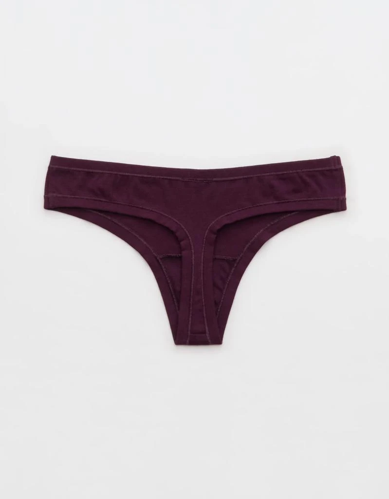 Aerie Superchill Cotton Thong Underwear 2