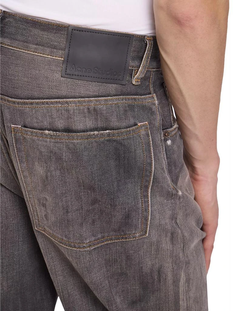 Acne Studios Black Trafalgar Straight-Leg Jeans 6