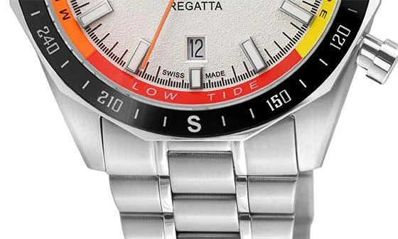 GV2 Regatta Stainless Steel Swiss Quartz Bracelet Watch, 42mm 4