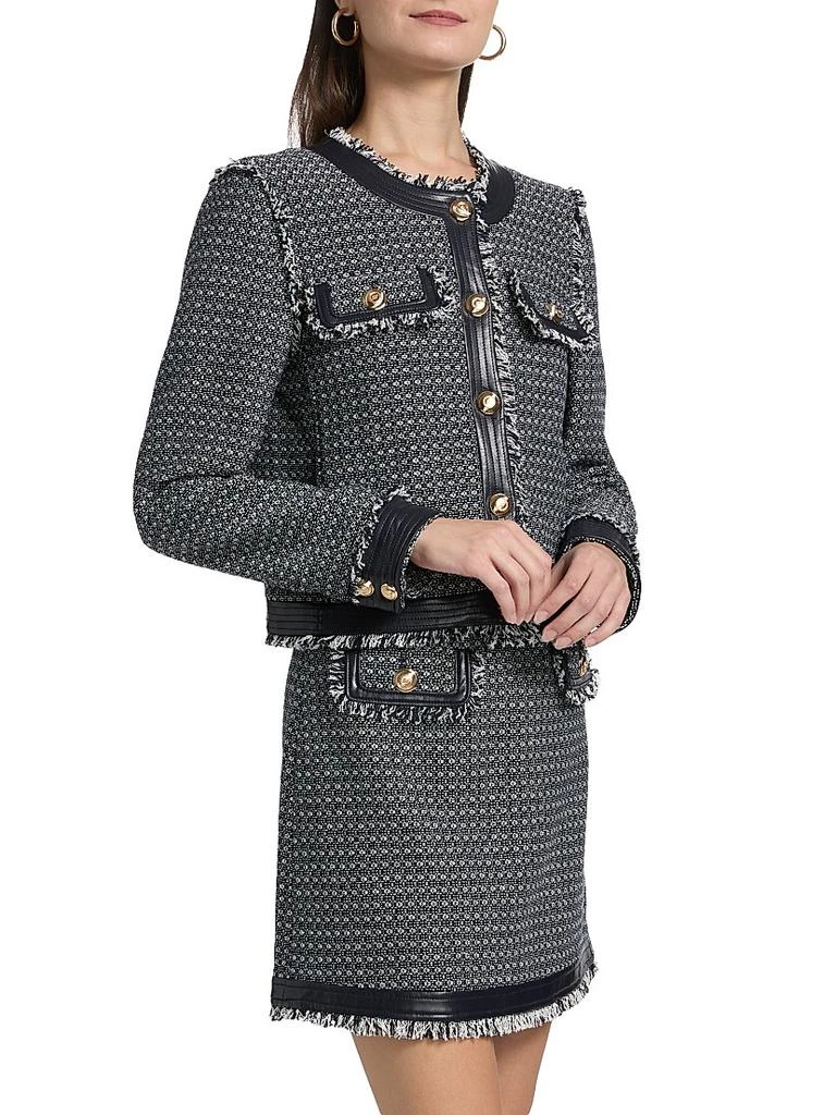 Cinq à Sept Deva Birdseye Tweed Jacket 4