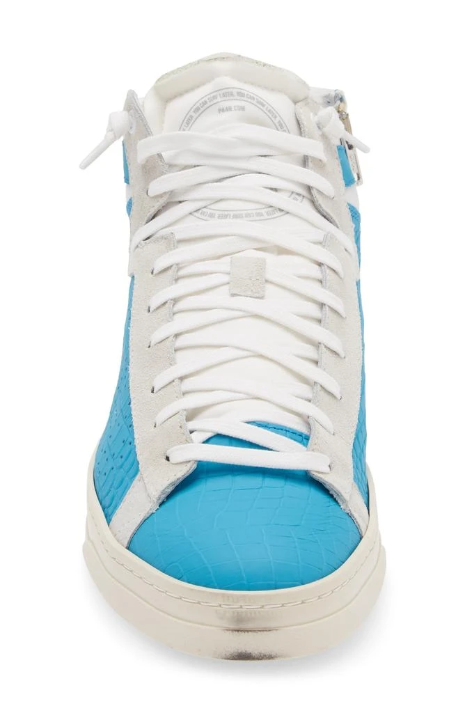 P448 Taylor Croc Embossed High Top Sneaker 3