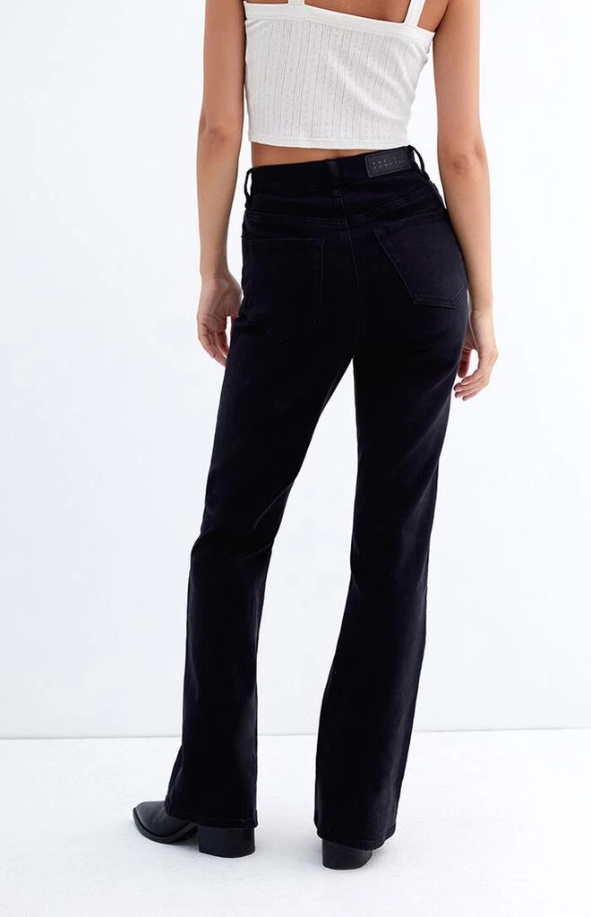 PacSun Stretch Black High Waisted Bootcut Jeans 4
