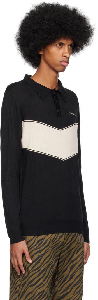 Noon Goons Black Switch Stance Polo