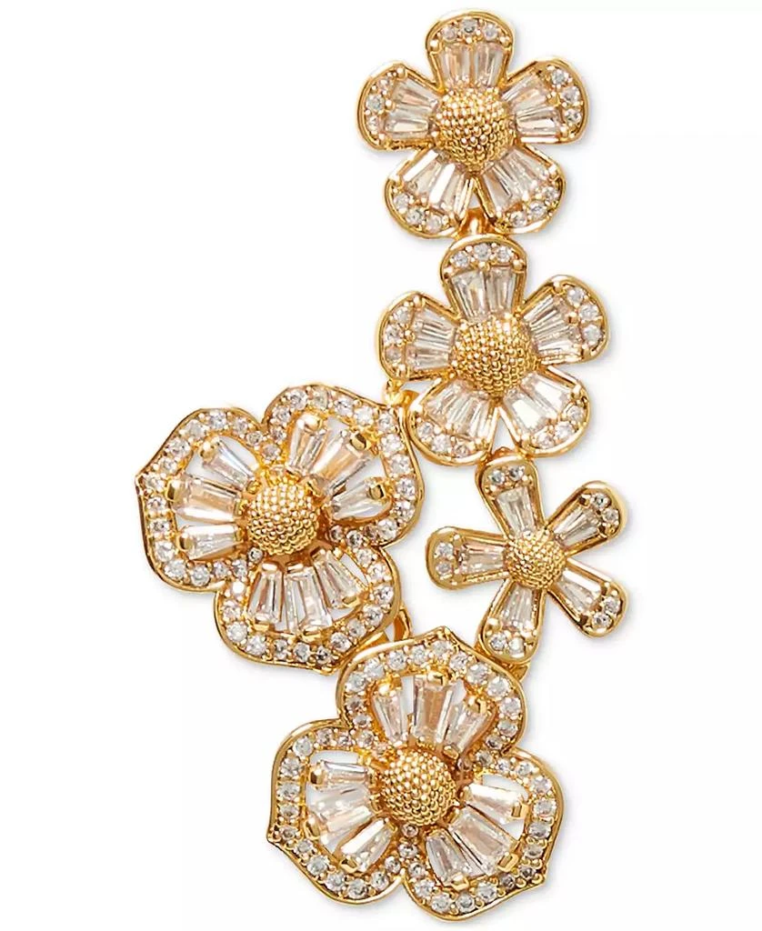 Kate Spade Gold-Tone Fleurette Linear Earrings 2