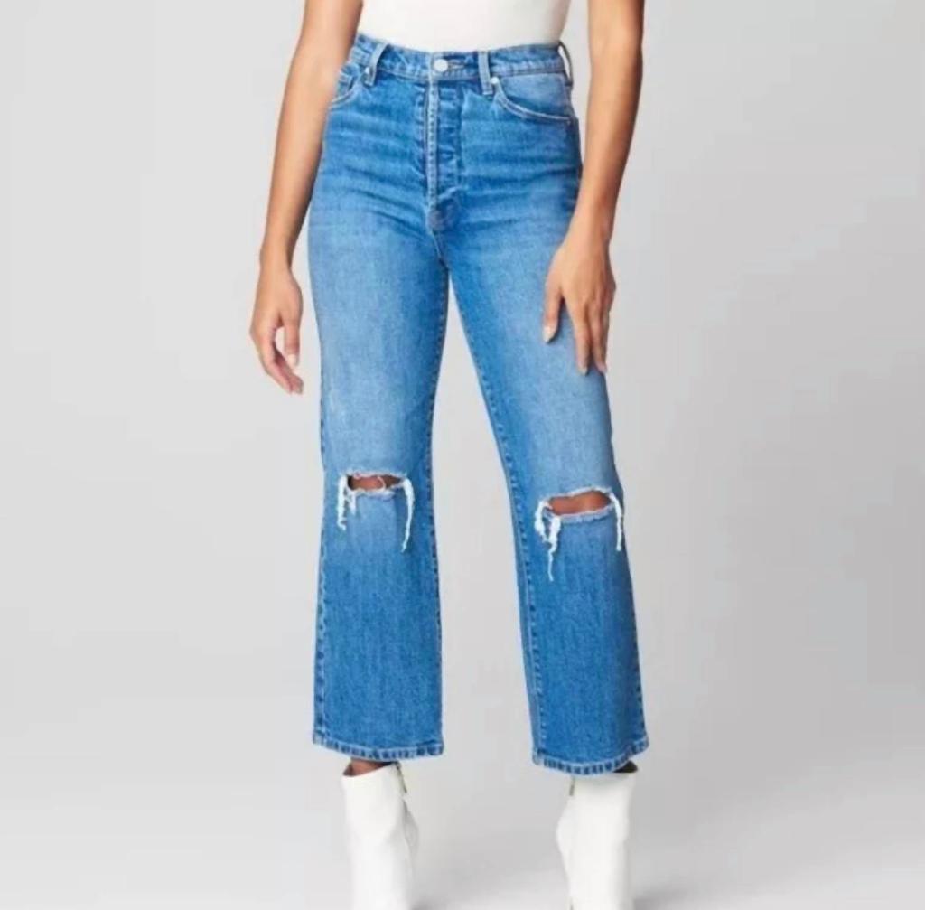 Blank NYC The Baxter Ribcage Straight Leg Jeans Wirl Wind