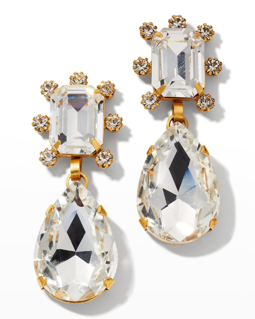 Elizabeth Cole Kelly Crystal Earrings