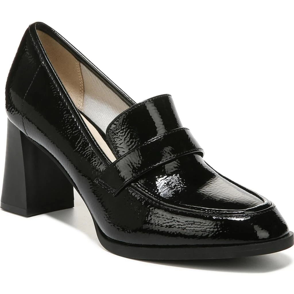 LifeStride Farrah Womens Textured Slip On Loafer Heels 3