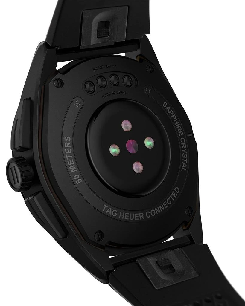 TAG Heuer Connected Calibre E4 Rubber Strap Smartwatch, 45mm 4
