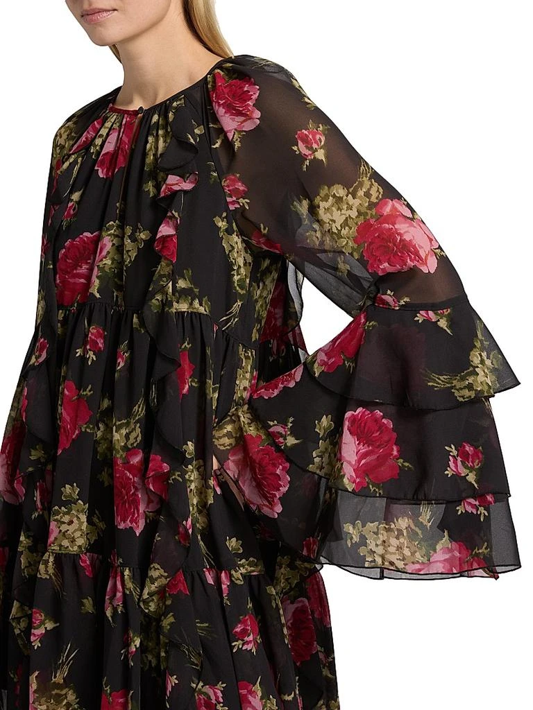 Cinq à Sept Emelia Baroque Roses Minidress 6