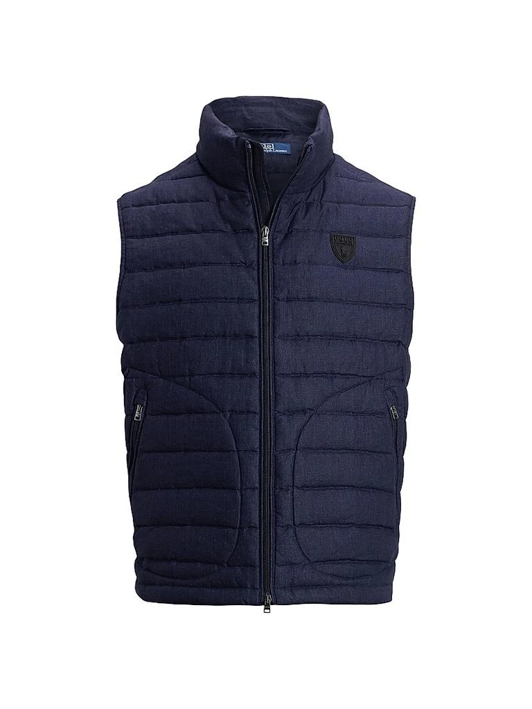 Ralph Lauren Quilted Linen Down Vest 1