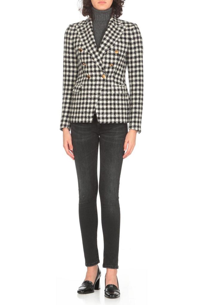 TAGLIATORE Tagliatoreg Gingham Double Breasted Blazer