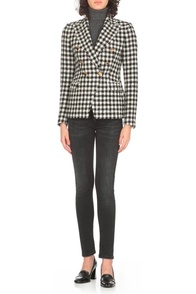TAGLIATORE Tagliatoreg Gingham Double Breasted Blazer 2