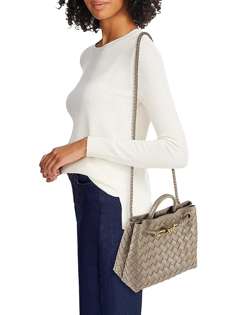 Bottega Veneta Small Andiamo Intrecciato Leather Top-Handle Bag 2