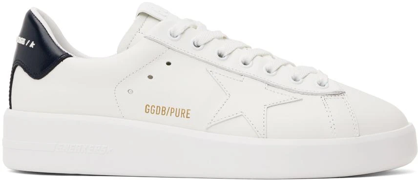 Golden Goose White Purestar Sneakers 1
