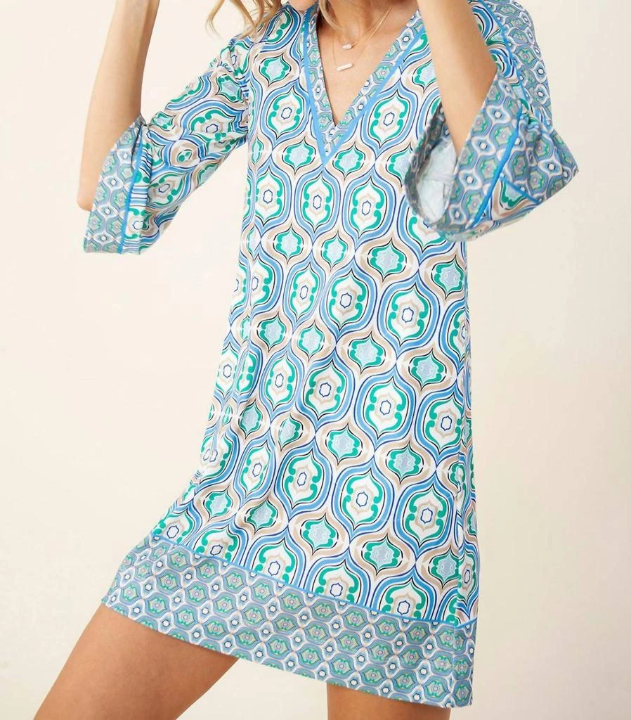 green strapless sparkly dress Halebob Shirred Dress Blue / L