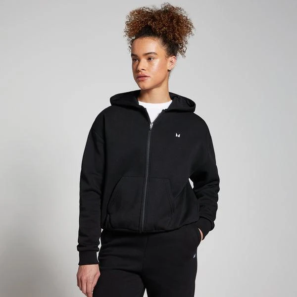 MP MP Women's Basics Zip Through Hoodie - Black 1