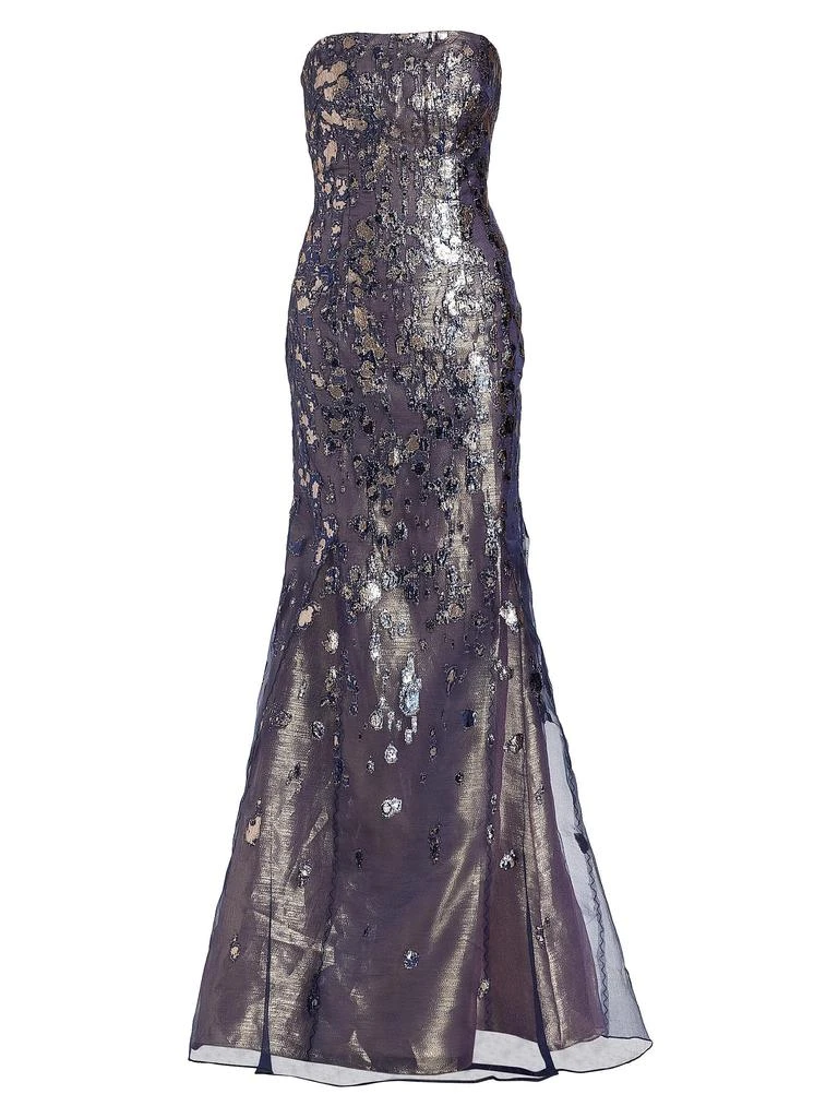 Rene Ruiz Collection Brocade Mermaid Gown 6
