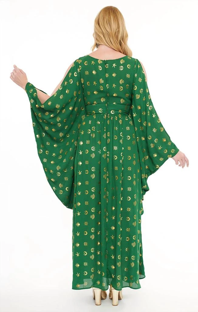 Unique Vintage Disney X Uv Hocus Pocus Caftan Dress In Green 2