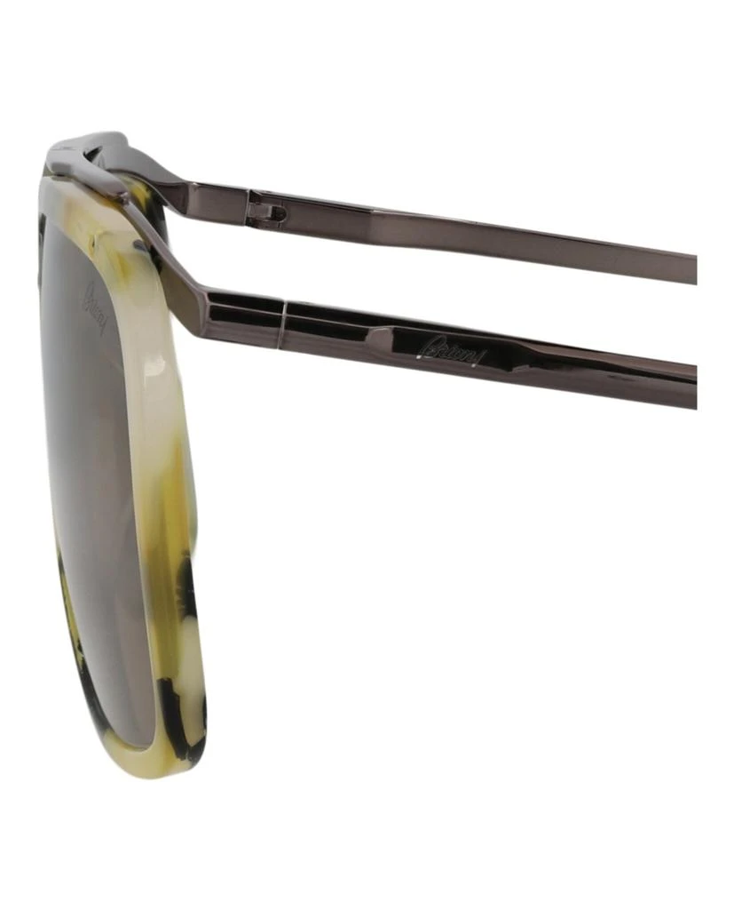 Brioni Aviator-Style Acetate Sunglasses 4