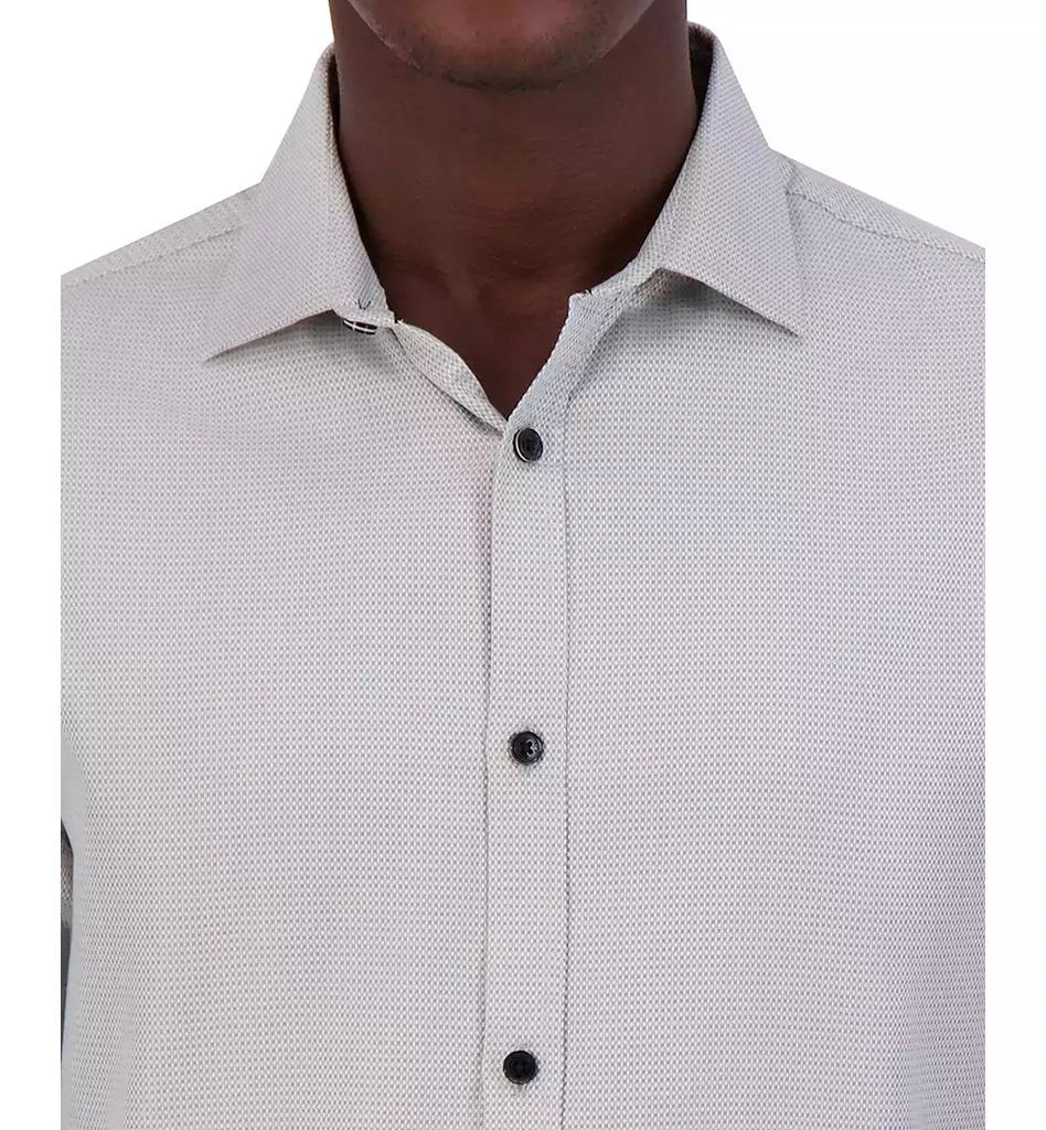 Karl Lagerfeld Paris Men's Slim-Fit Woven Dress Shirt 4