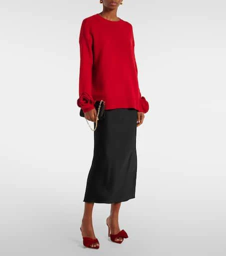 Gianvito Rossi 85 bow-detail velvet mules 3