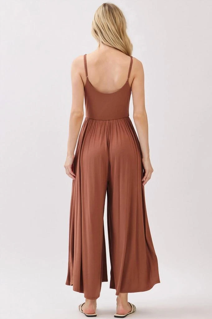 FINAL TOUCH Final Touch - Final Touch Cropped Wide Leg Jumpsuit 5