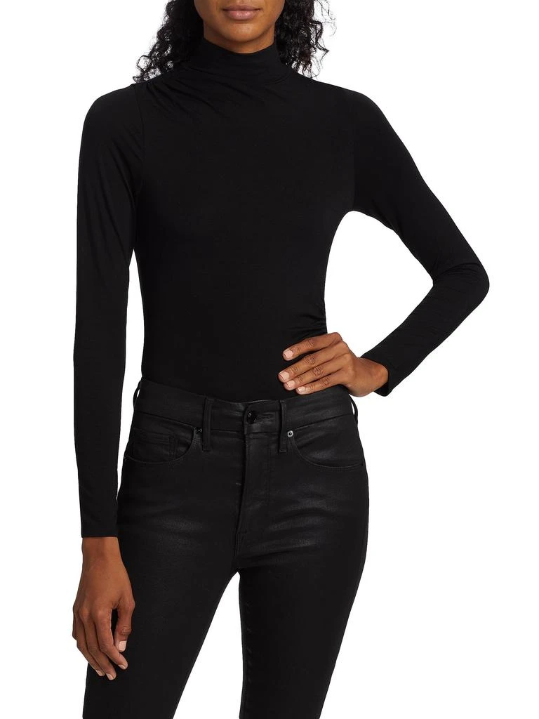 Good American Jersey Turtleneck Bodysuit
