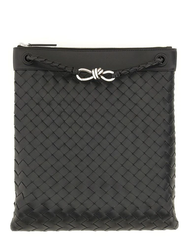 Bottega Veneta Bottega Veneta Flat "Let'S Go" Messenger Bag 1