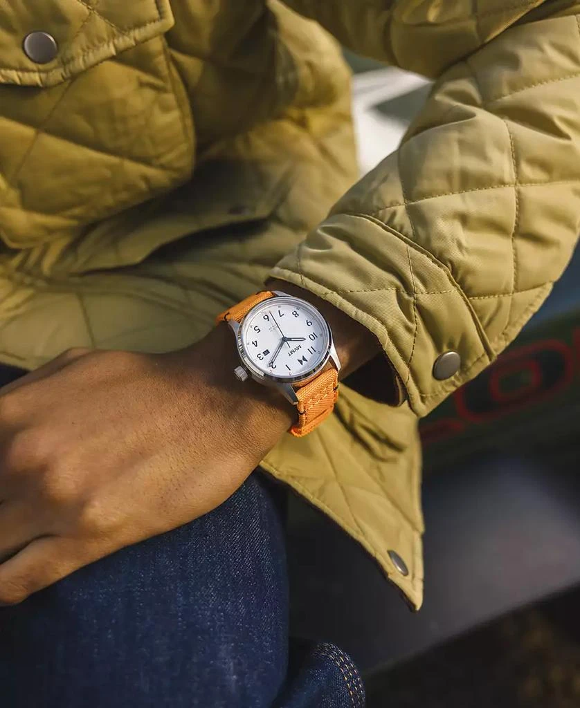 MVMT Field II Men's Orange Nylon Watch 41mm 7
