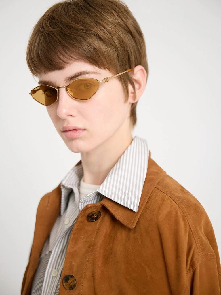 Miu Miu Hexagonal Metal Sunglasses 1
