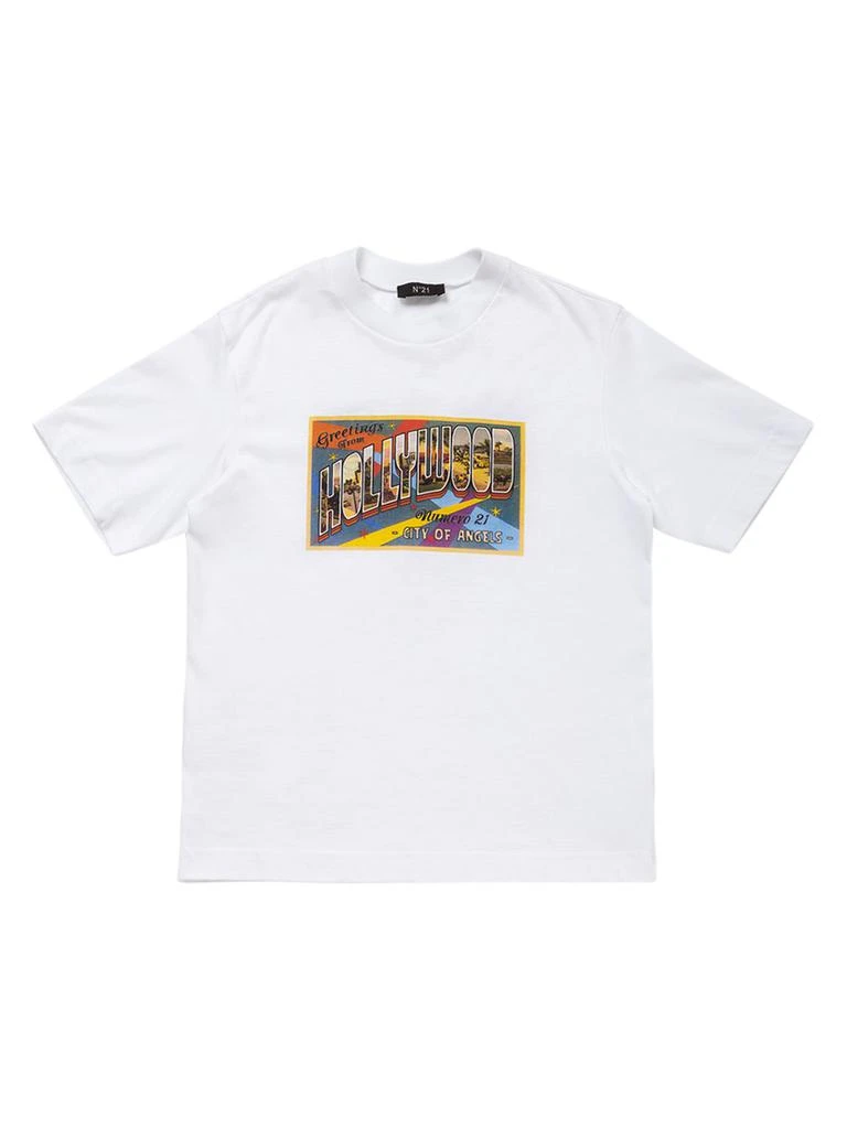 N°21 Printed Cotton Jersey T-shirt 1