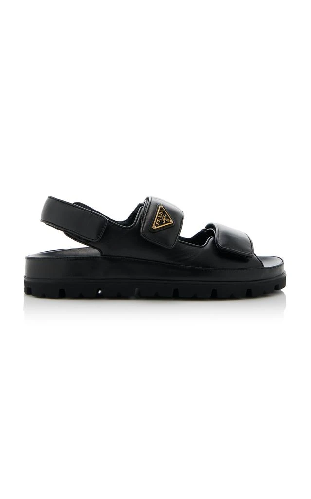 Prada Prada - Leather Sandals - Black - IT 41 - Moda Operandi 1