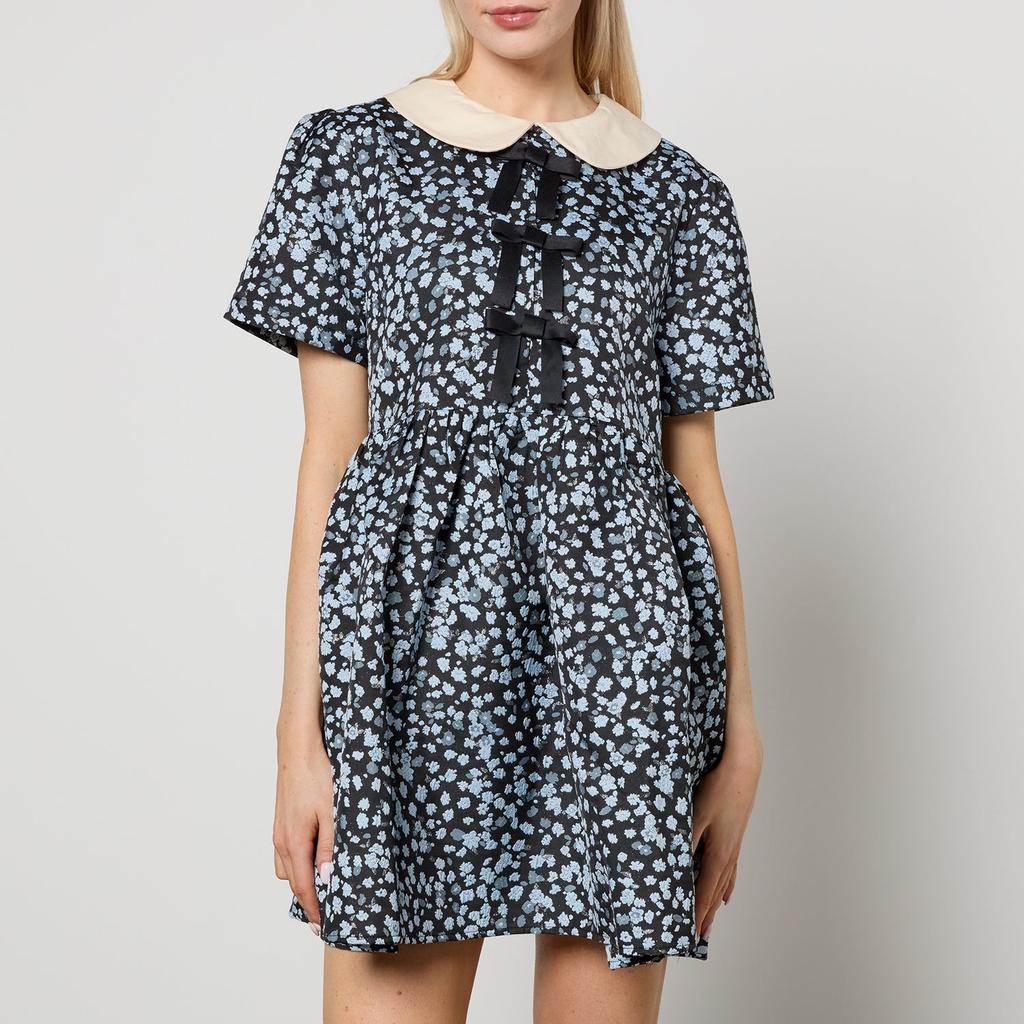 Sister Jane Sister Jane Floral Cloqué Mini Dress
